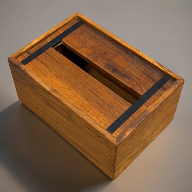 缅甸柚木纸巾盒21/10/10家用
