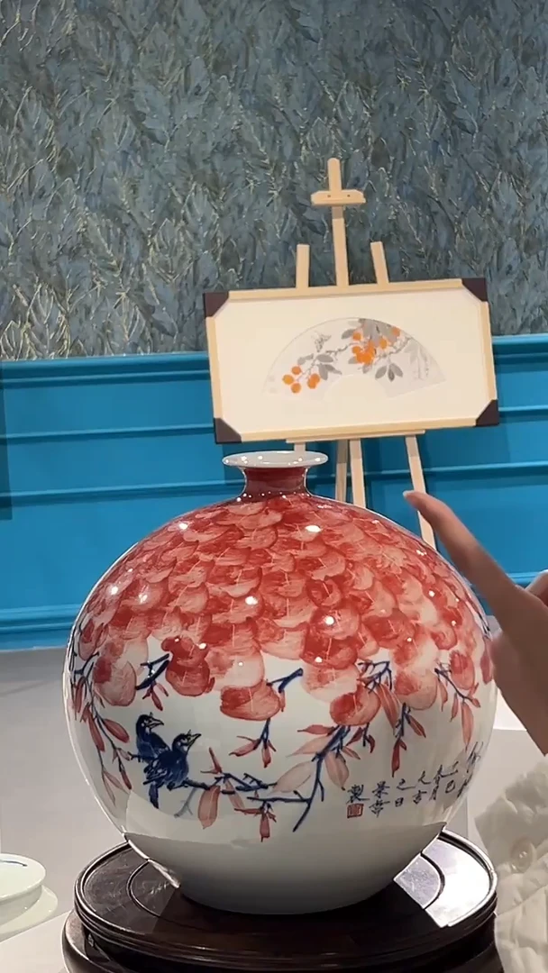 其他崔景哲-瓷器-C小-繁花似锦
