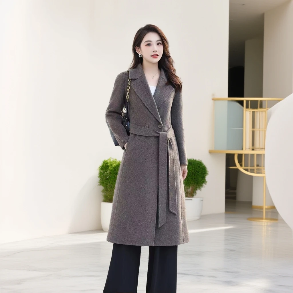 9808#【木兮兮专属】2026年春新款气质时尚减龄显瘦百搭大衣外套