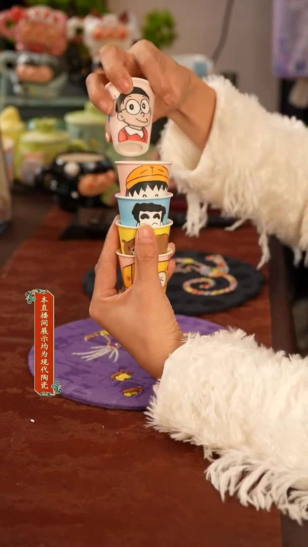 陶景德镇高温文创陶瓷小阿姨放福利