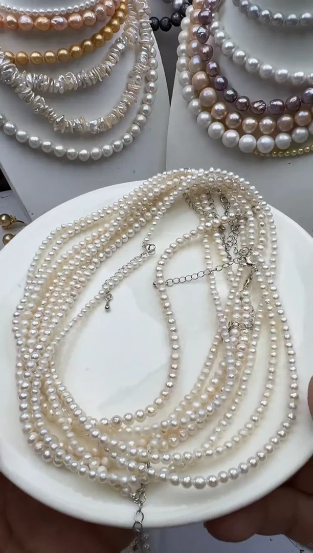 淡水珍珠未镶嵌颈饰1