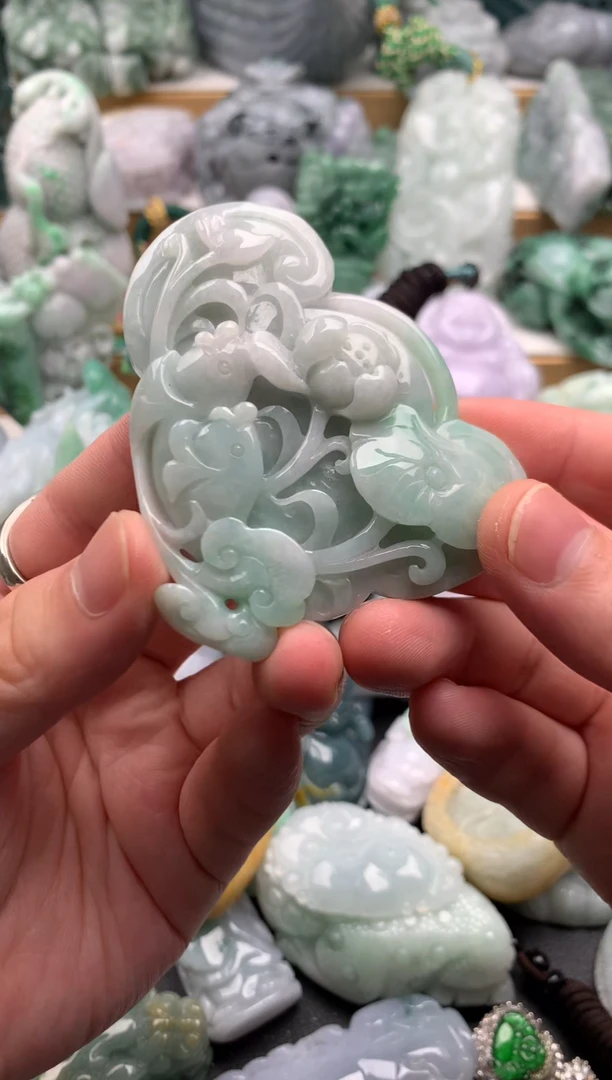 吊坠(不含链)未镶嵌翡翠1