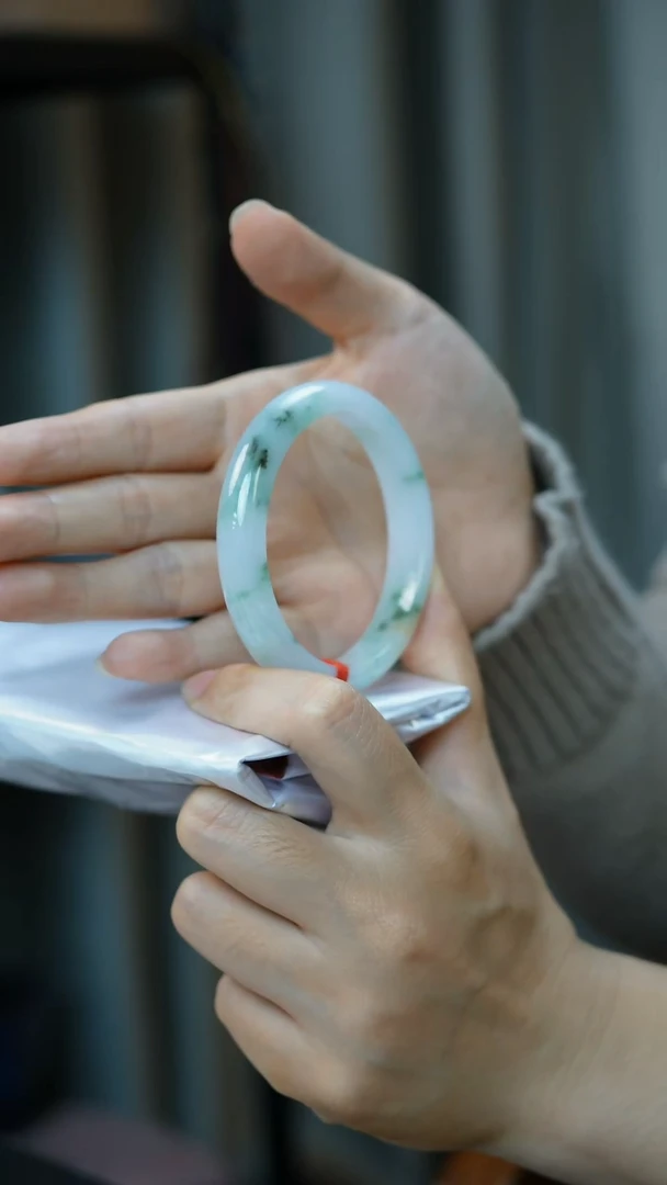 未镶嵌手镯翡翠31号-55.6正圈/MY/3