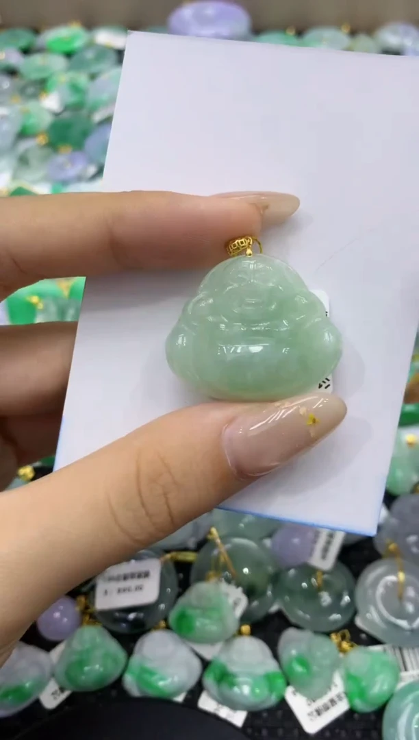 颈饰未镶嵌翡翠天然缅甸翡翠A货