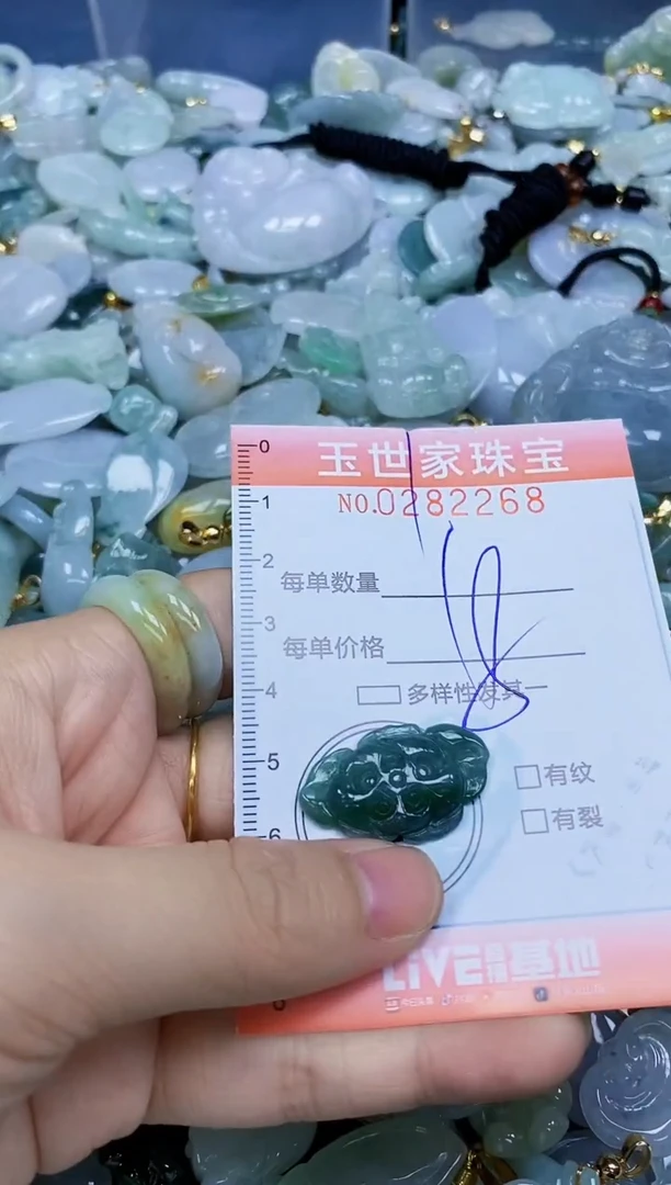 翡翠未镶嵌颈饰闪购0282268