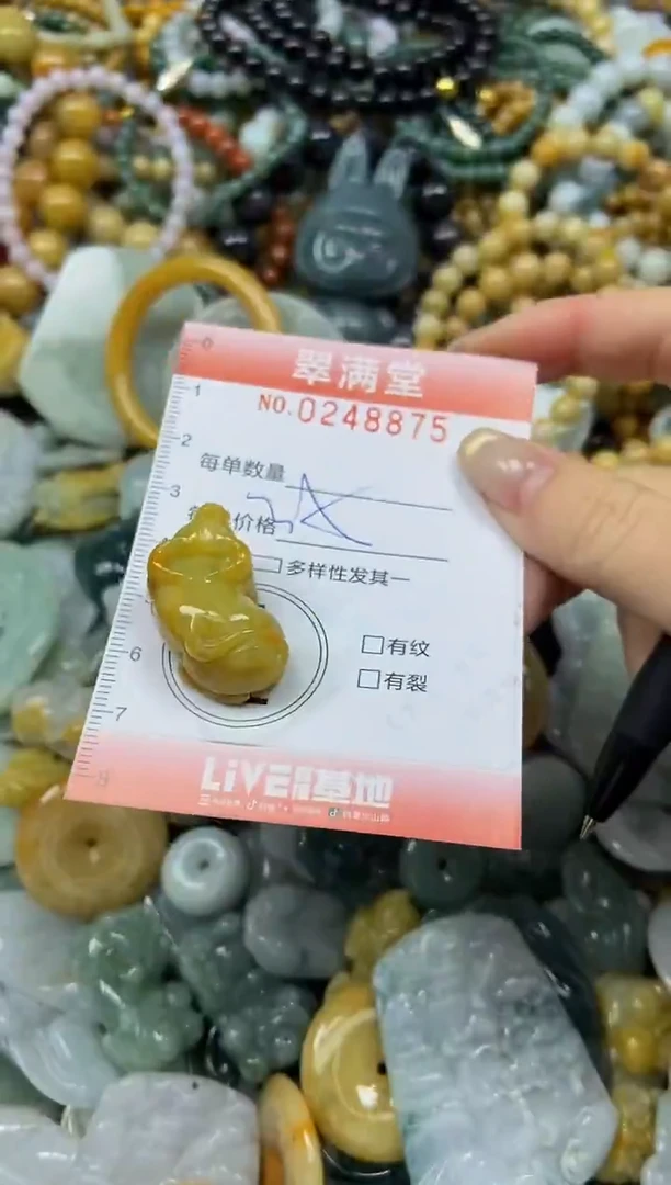 未镶嵌挂件翡翠闪购0248875