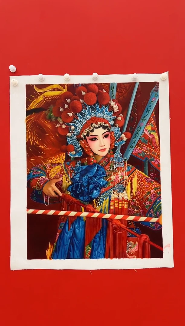 国画二郎老师油画精品