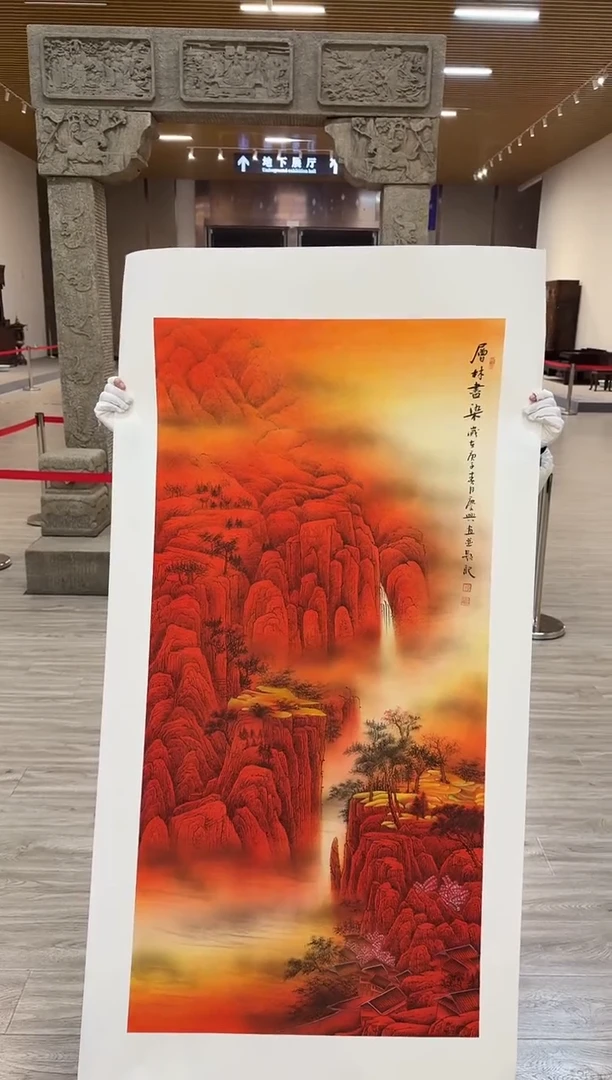 国画56赵隆轩美术馆李庆兴老师作品