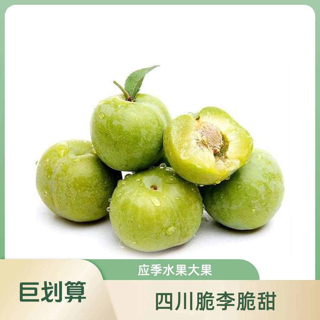 正宗四川清脆李 脆李子新鲜应季水果中果大果买3斤送2斤（实发5斤）川渝地区包邮四川省