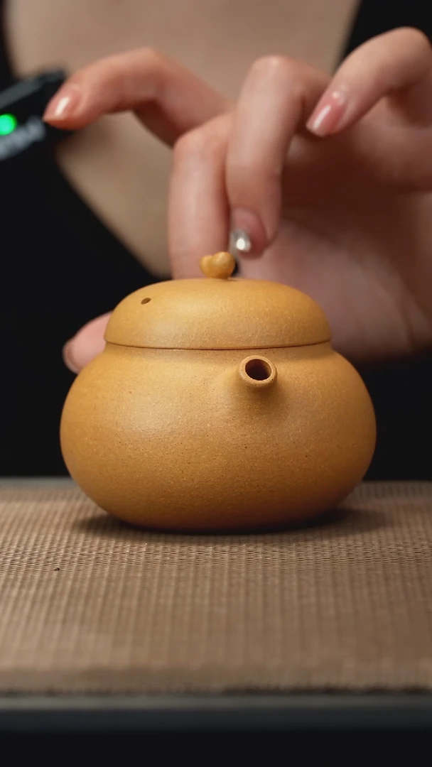 茶壶紫砂黄金段圆满文旦
