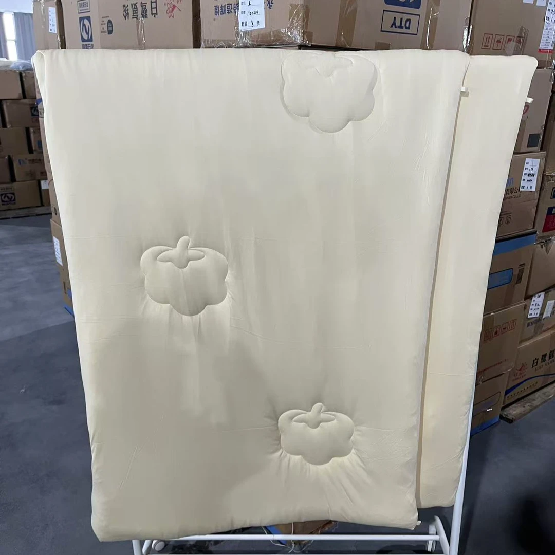 冬季蓬蓬被 纯色绗缝被芯针织柔软