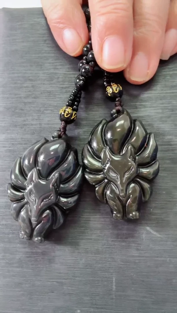 未镶嵌黑曜岩颈饰多样性发一个