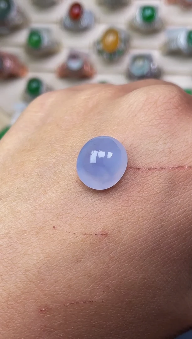 未镶嵌定制翡翠天然翡翠蛋面33