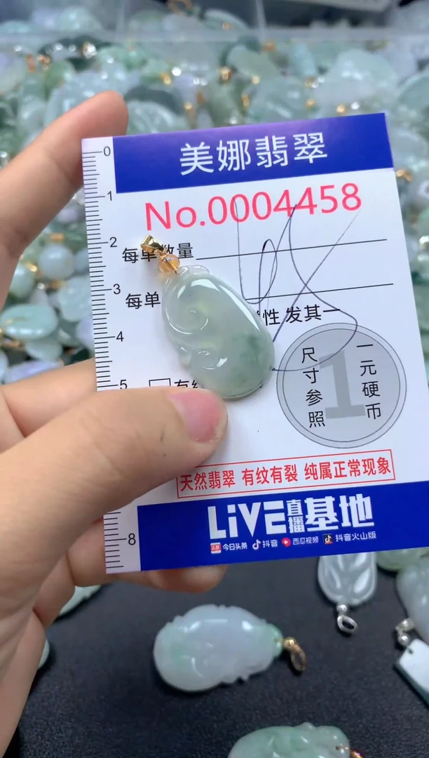 颈饰未镶嵌翡翠4458