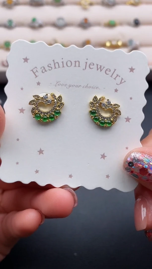 银S925镶嵌戒指翡翠66666666+10