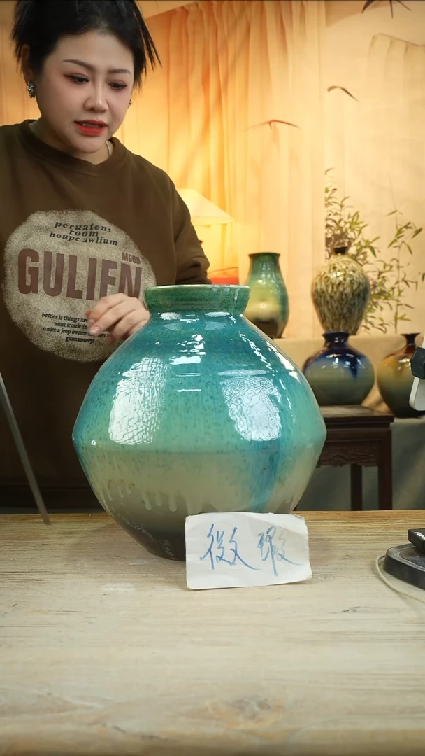 高33口12陶瓷花瓶花器