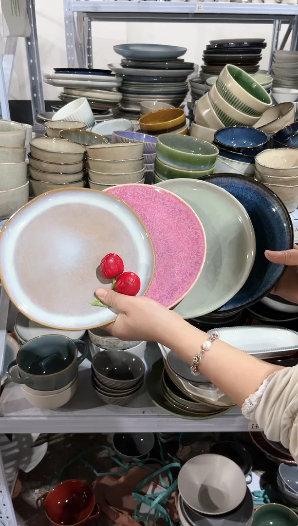 【闪购商品】瓷片外贸尾货瑕疵满20包邮X4 小盘组合