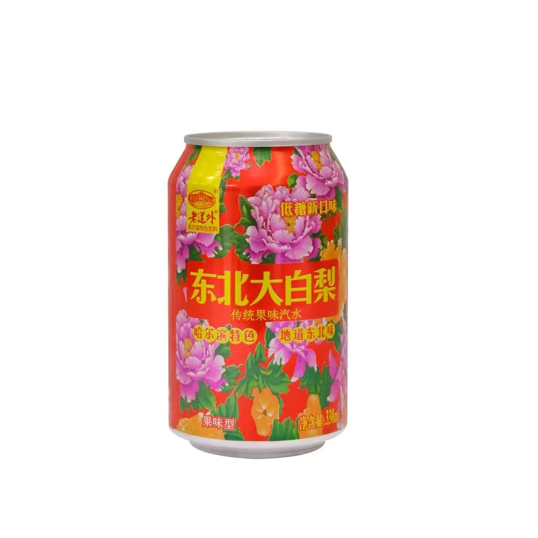 老道外大白梨汽水，清爽汽泡，果香扑面入口，东北风味超带感
