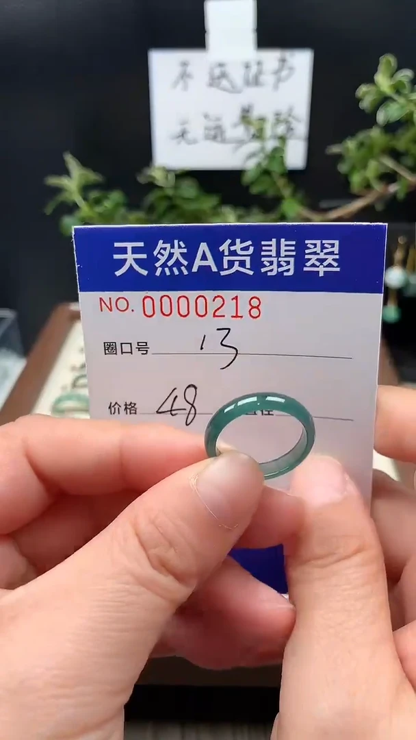 未镶嵌戒指翡翠13#