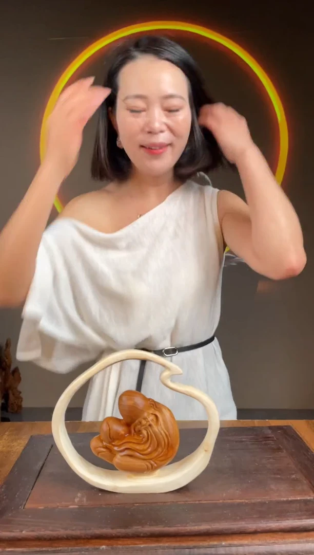 柏木（崖柏）手工摆件,先抢先得! 编号:166