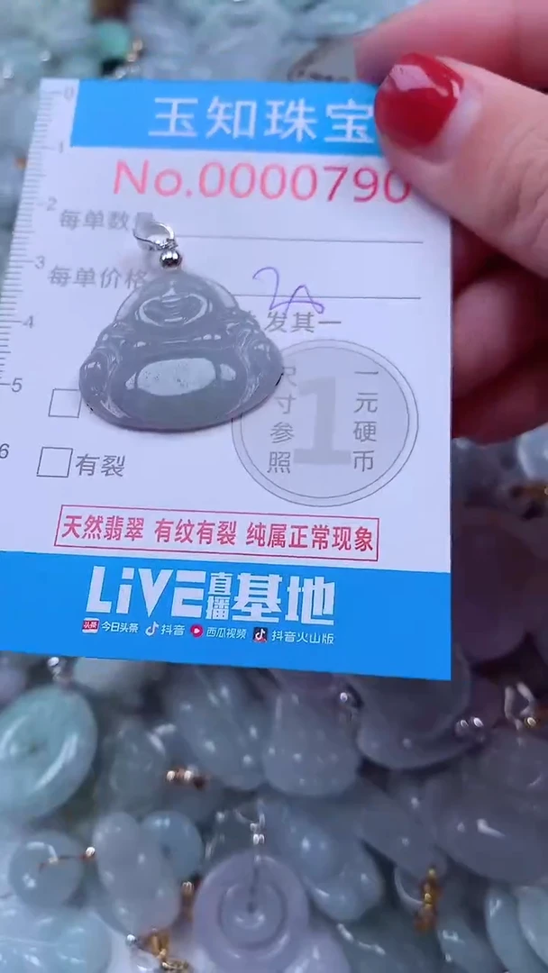 吊坠(不含链)未镶嵌翡翠790