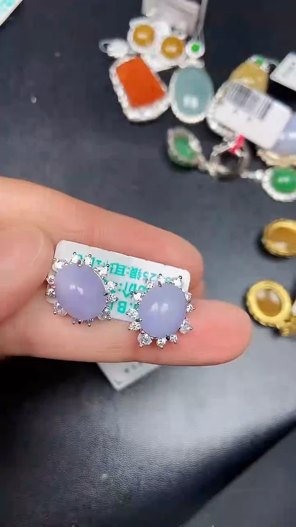 银S925镶嵌戒指翡翠1050