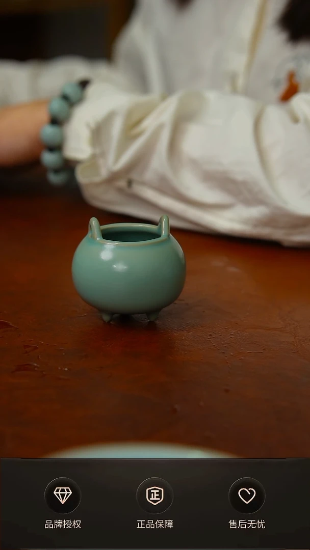 其他仿古支钉迷你胖香炉不完美 简装