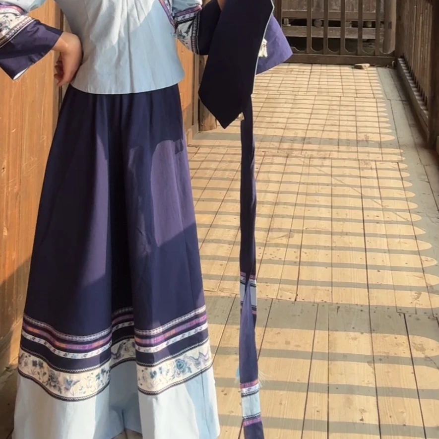 少数民族布依族壮族服饰单件裙子