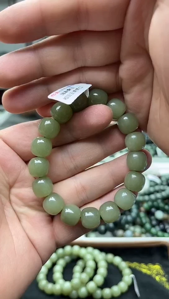 手串未镶嵌和田玉纯天然新疆若羌青黄口13