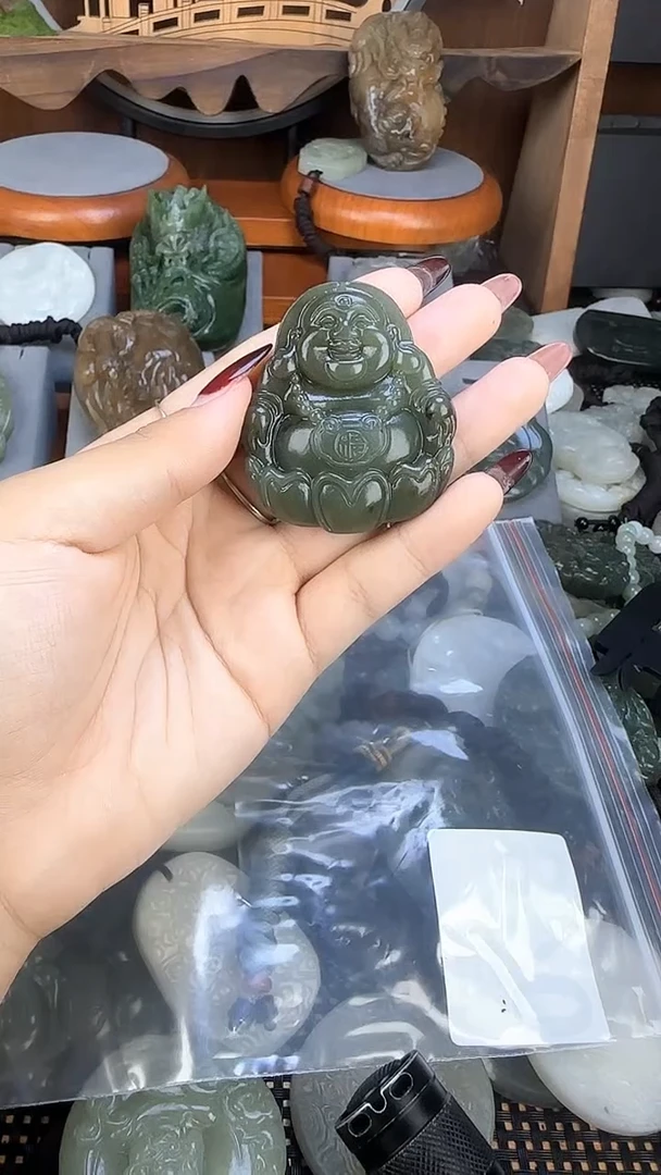吊坠(不含链)未镶嵌和田玉1