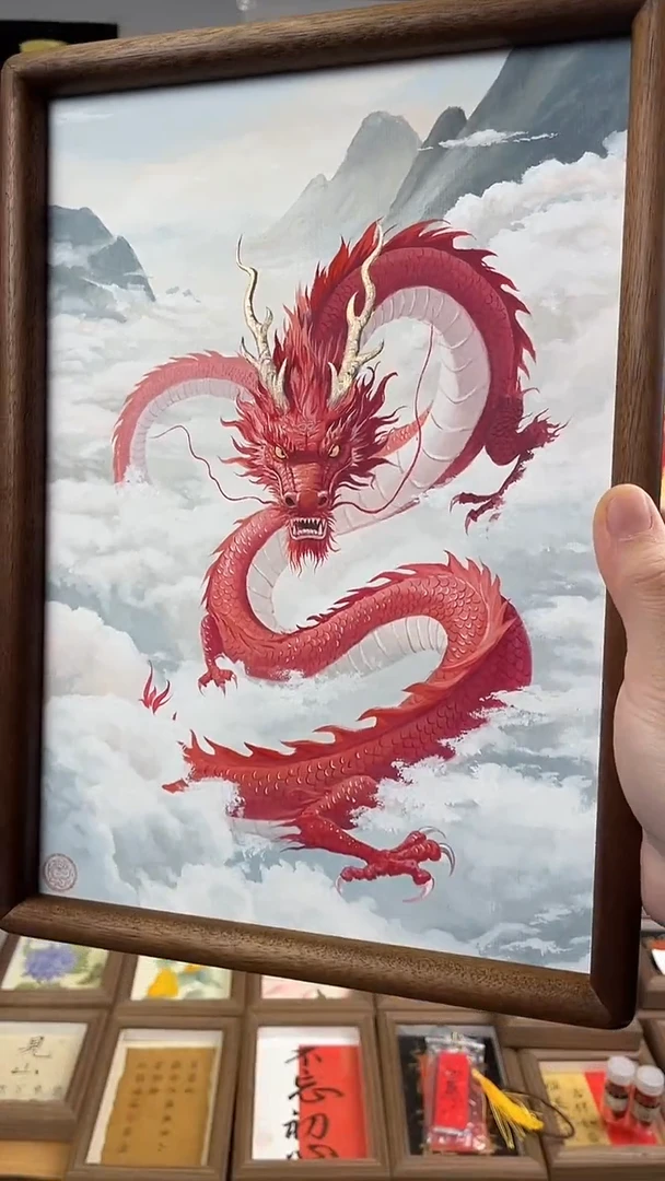 国画纯手绘书法绘画作品