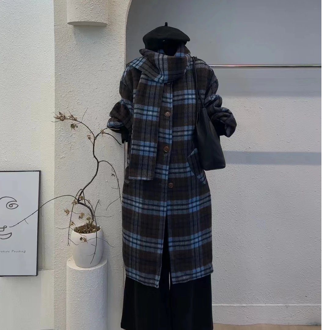 【首尔秀场】韩系高级感双面穿大衣外套-8819-DY