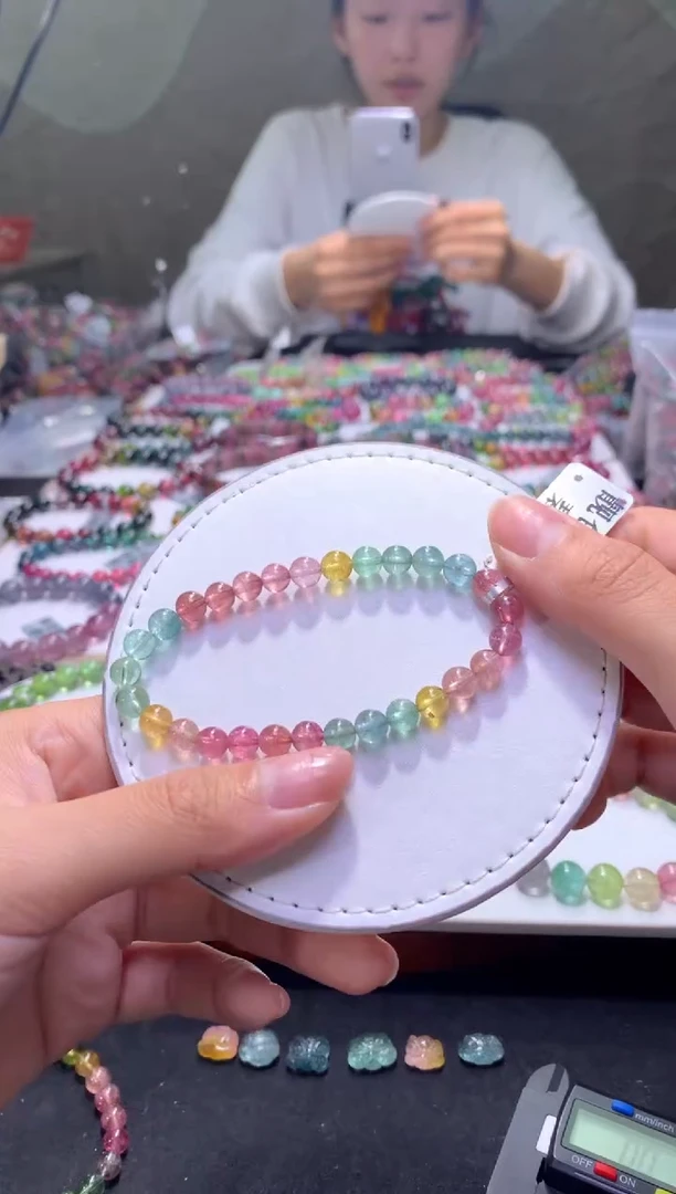 未镶嵌手串碧玺A46【天然碧玺】