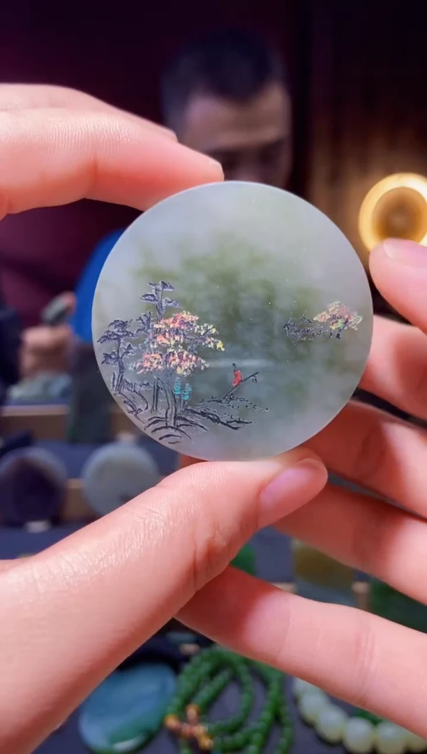 和田玉未镶嵌挂件yc