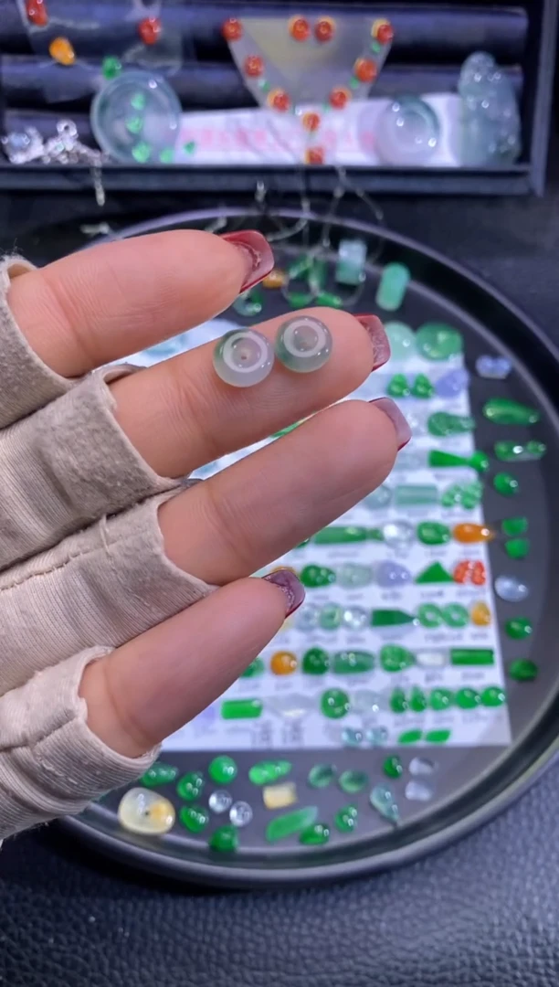 未镶嵌挂件翡翠扣子