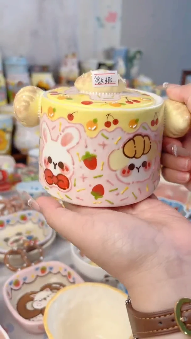 杯子陶景德镇陶瓷手绘微瑕处理