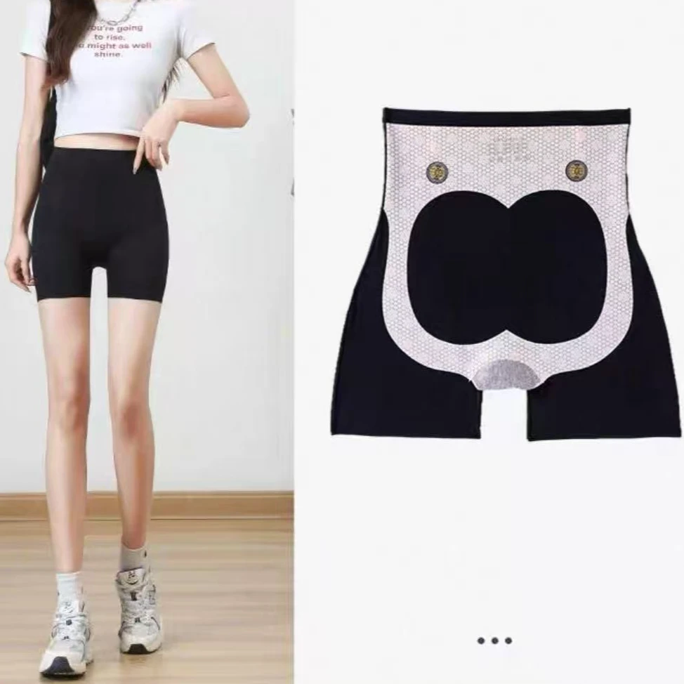 高腰收腹提臀女塑身束腰无痕薄款打底裤#33661