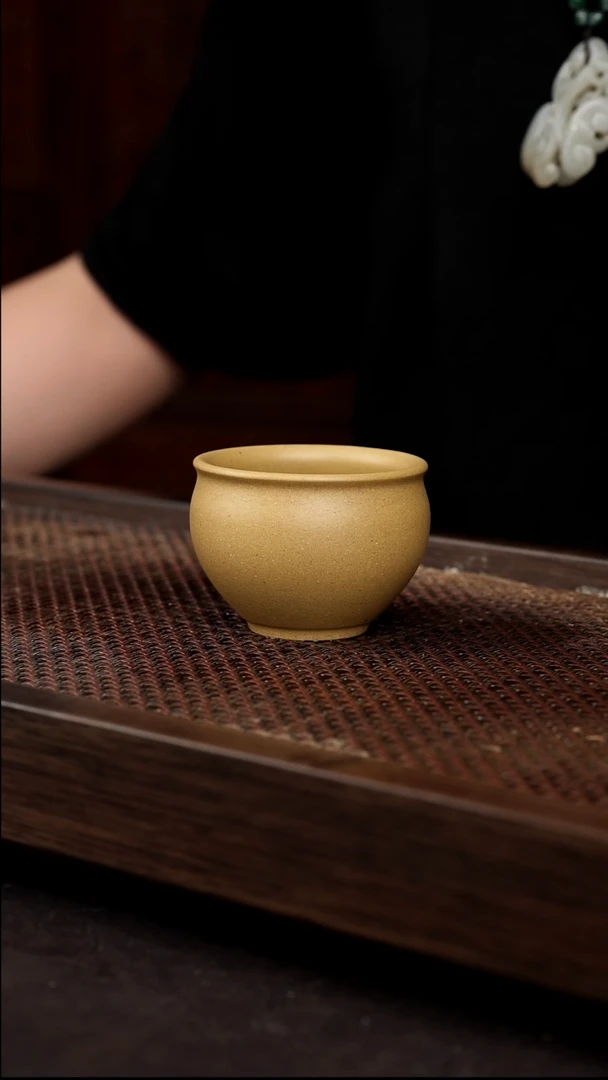 茶壶紫砂黄金段圆融杯