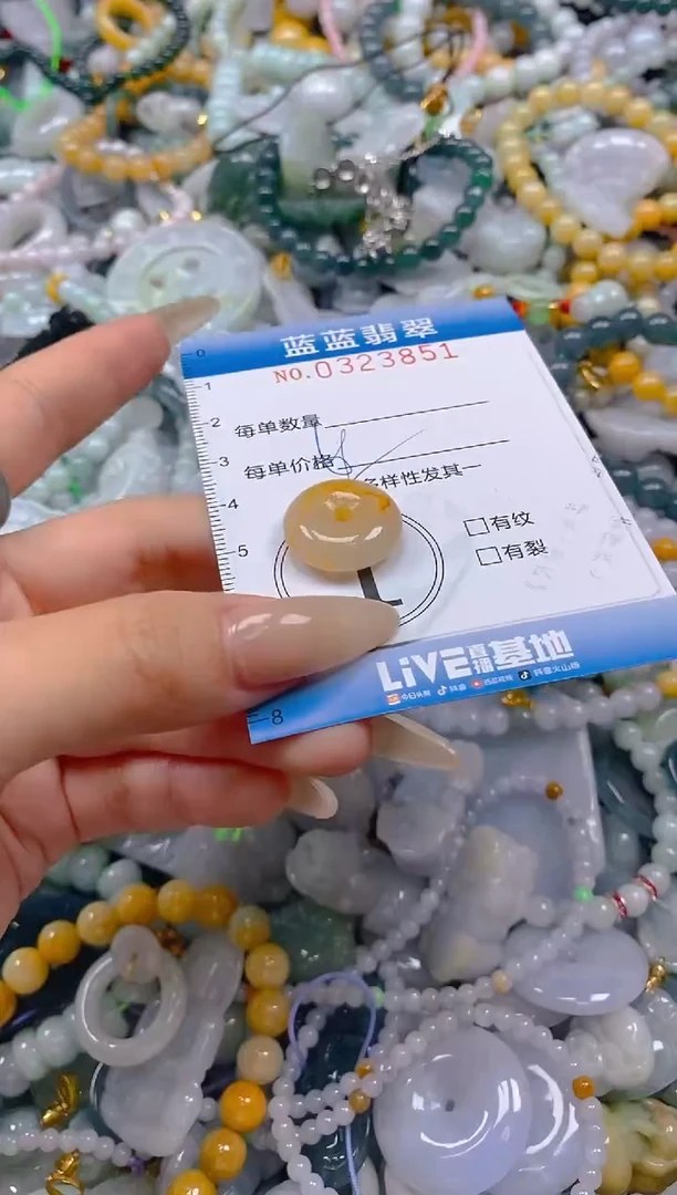 翡翠未镶嵌颈饰闪购0323851多样性发其一