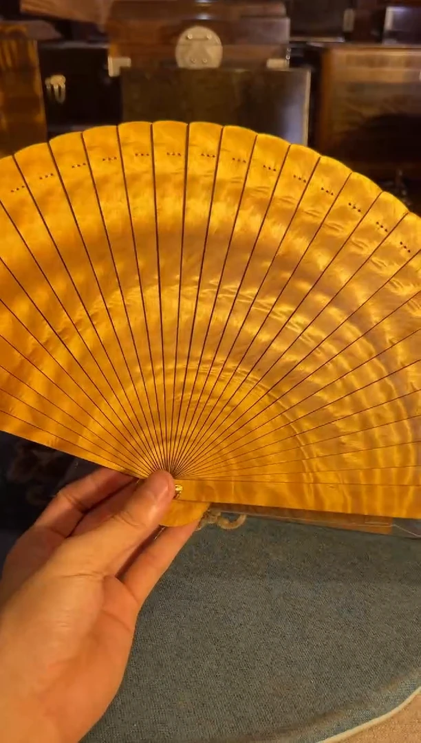 乌木类成套家具金丝楠 扇子 30
