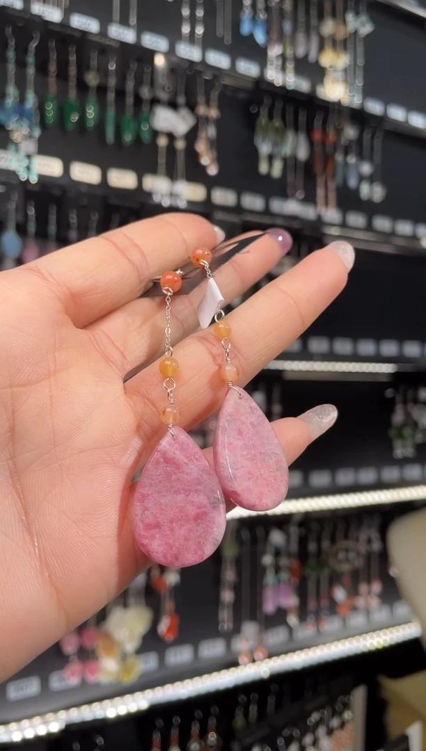 【闪购商品】紫晶耳饰银S925镶嵌 芳舟