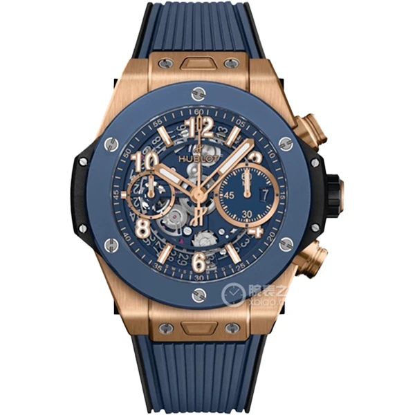 99新 Hublot/宇舶表 老佛爷/宇舶441/自动/25年电子全套/42mm