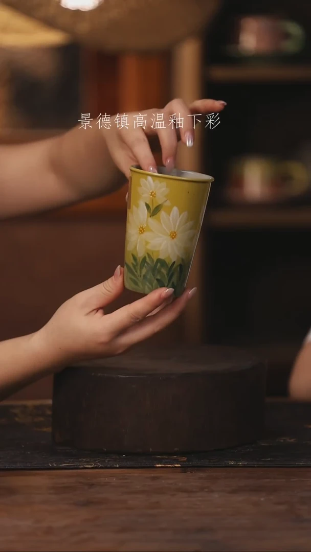 陶瓷景德镇高温釉下手绘陶瓷143