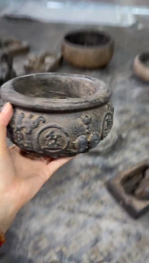 陶土【火山泥】聚宝盆