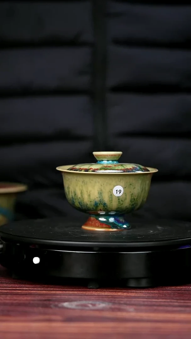 其他钧瓷19#李盼龙一级品原矿钧瓷盖碗
