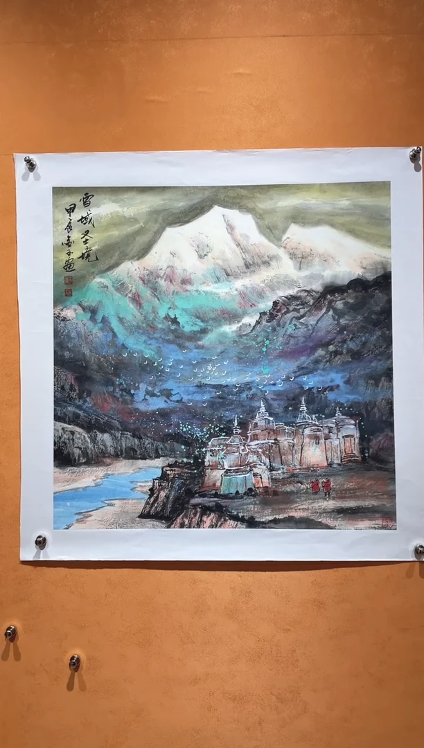 国画刘金玉老师亲笔手绘
