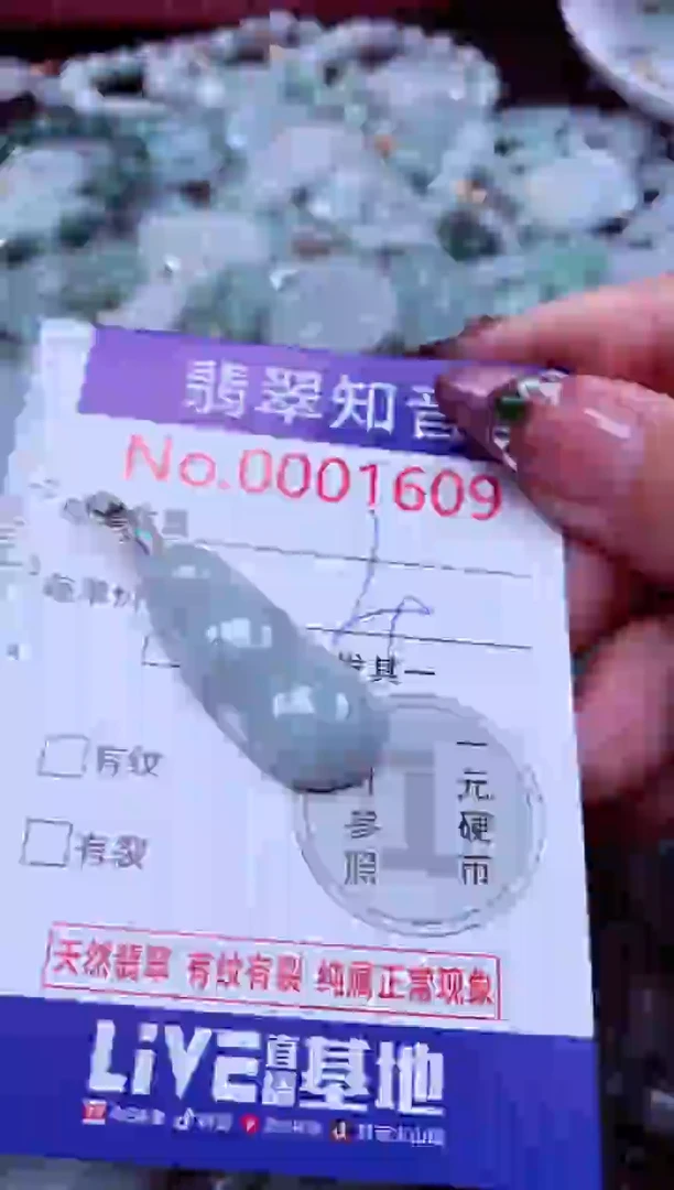 吊坠(不含链)未镶嵌翡翠1609