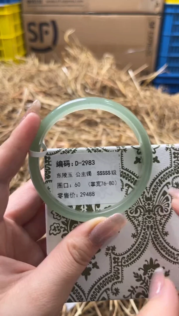 未镶嵌手镯石英质玉D-2983-60