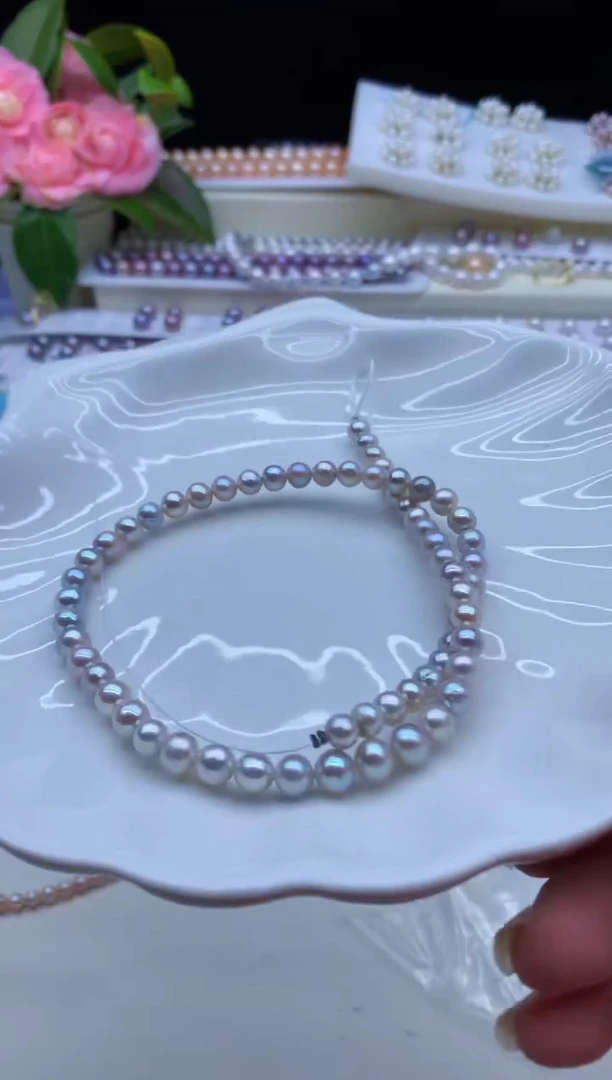 【闪购商品】淡水珍珠颈饰未镶嵌淡水珍珠项链