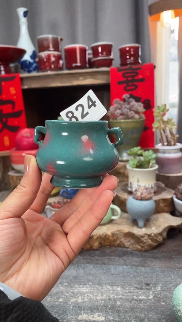 【闪购商品】摆件824知木小芳花盆